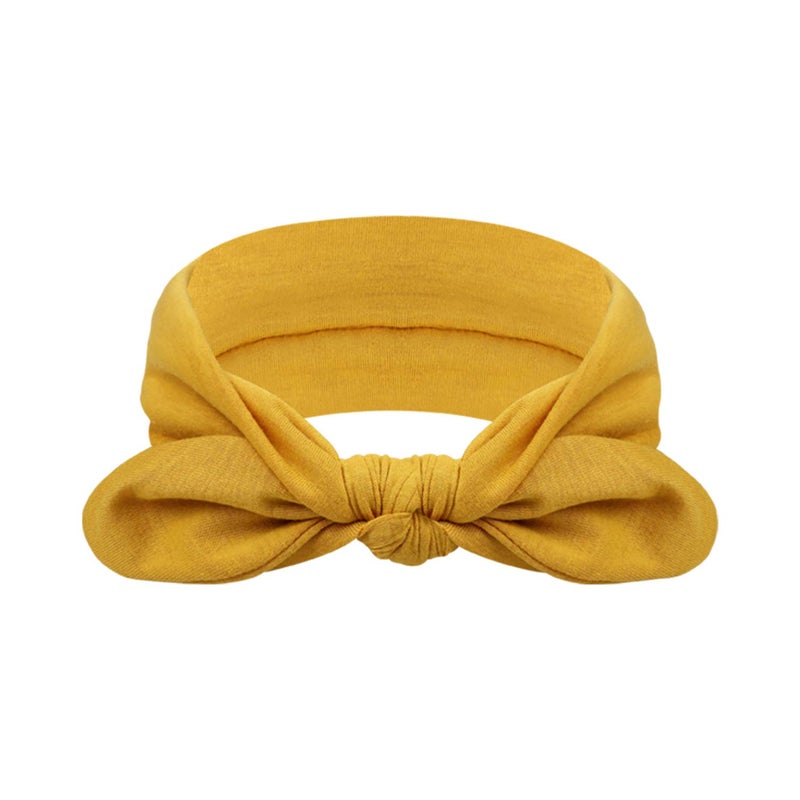 DRESHOW 8 Pack Headbands for Women Bow Knotted Hair Band Facial Cloth Rabbit Ears Running Sport Elastic Hair Wrap - Image 5